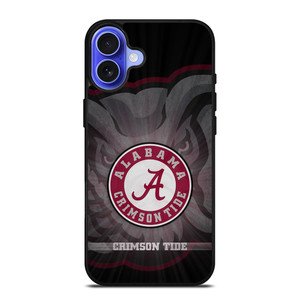 ALABAMA CRIMSON TIDE LOGO iPhone 16 Case Cover ALABAMA CRIMSON TIDE LOGO iPhone 16 Case Cover