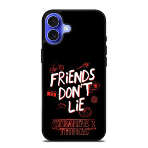 FRIENDS DON'T LIE STRANGER THINGS iPhone 16 Case Cover FRIENDS DON'T LIE STRANGER THINGS iPhone 16 Case Cover