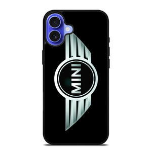 MINI COOPER LOGO BLACK LANDSCAPE iPhone 16 Case Cover MINI COOPER LOGO BLACK LANDSCAPE iPhone 16 Case Cover