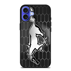 MUSTANG EMBLEM LANDSCAPE iPhone 16 Case Cover MUSTANG EMBLEM LANDSCAPE iPhone 16 Case Cover