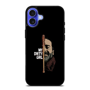Negan & Lucille My Dirty Girl iPhone 16 Case Cover Negan & Lucille My Dirty Girl iPhone 16 Case Cover