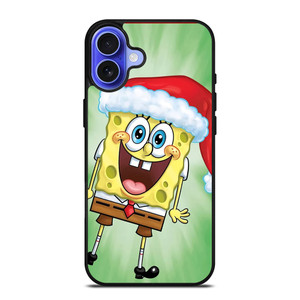 Spongebob Santa iPhone 16 Case Cover Spongebob Santa iPhone 16 Case Cover