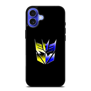 Transformers Decepticons Rainbow Logo iPhone 16 Case Cover Transformers Decepticons Rainbow Logo iPhone 16 Case Cover