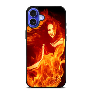 Woman In Fire iPhone 16 Case Cover Woman In Fire iPhone 16 Case Cover