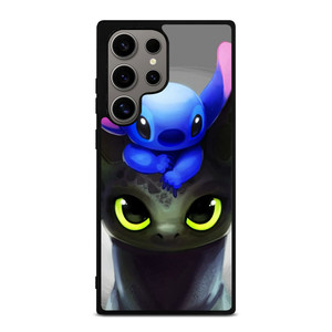 Toothless And Stitch Paint Samsung Galaxy S24 Ultra Case Cover Toothless And Stitch Paint Samsung Galaxy S24 Ultra Case Cover
