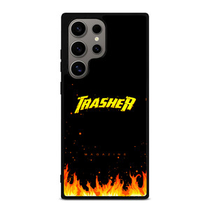 Trasher Smoldering Font Samsung Galaxy S24 Ultra Case Cover Trasher Smoldering Font Samsung Galaxy S24 Ultra Case Cover