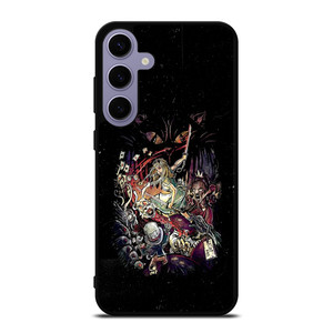 Black Zombie Alice In Wonderland Samsung Galaxy S24 Plus Case Cover Black Zombie Alice In Wonderland Samsung Galaxy S24 Plus Case Cover