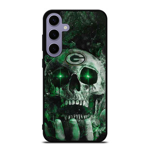 Green Bay Skull On Hand Samsung Galaxy S24 Plus Case Cover Green Bay Skull On Hand Samsung Galaxy S24 Plus Case Cover