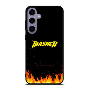 Trasher Smoldering Font Samsung Galaxy S24 Plus Case Cover Trasher Smoldering Font Samsung Galaxy S24 Plus Case Cover