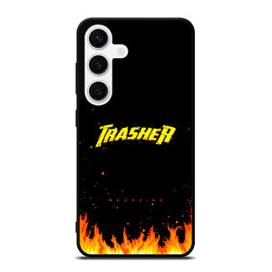 Trasher Smoldering Font Samsung Galaxy S24 Case Cover Trasher Smoldering Font Samsung Galaxy S24 Case Cover