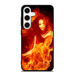 Woman In Fire Samsung Galaxy S24 Case Cover Woman In Fire Samsung Galaxy S24 Case Cover