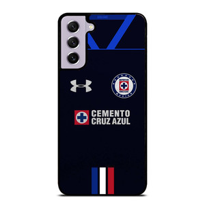 Cruz Azul Football Club Jersey Image Samsung Galaxy S21 FE 5G Case Cover Cruz Azul Football Club Jersey Image Samsung Galaxy S21 FE 5G Case Cover