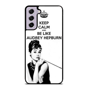 KEEP CALM AUDREY HEPBURN Samsung Galaxy S21 FE 5G Case Cover KEEP CALM AUDREY HEPBURN Samsung Galaxy S21 FE 5G Case Cover