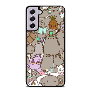 Pusheen Cartoon Collage Samsung Galaxy S21 FE 5G Case Cover Pusheen Cartoon Collage Samsung Galaxy S21 FE 5G Case Cover