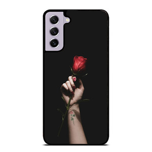 Red Rose Flower Hand Samsung Galaxy S21 FE 5G Case Cover Red Rose Flower Hand Samsung Galaxy S21 FE 5G Case Cover