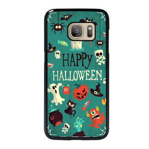 Happy Halloween Pumpkin Collage Samsung Galaxy S7 Case Cover Happy Halloween Pumpkin Collage Samsung Galaxy S7 Case Cover