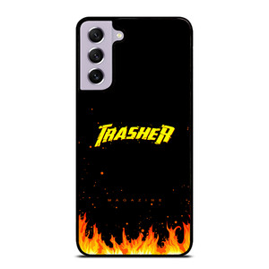 Trasher Smoldering Font Samsung Galaxy S21 FE 5G Case Cover Trasher Smoldering Font Samsung Galaxy S21 FE 5G Case Cover