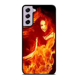 Woman In Fire Samsung Galaxy S21 FE 5G Case Cover Woman In Fire Samsung Galaxy S21 FE 5G Case Cover