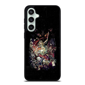 Black Zombie Alice In Wonderland Samsung Galaxy S23 FE 5G Case Cover Black Zombie Alice In Wonderland Samsung Galaxy S23 FE 5G Case Cover