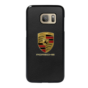 Porsche Leather Logo Samsung Galaxy S7 Case Cover Porsche Leather Logo Samsung Galaxy S7 Case Cover