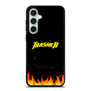 Trasher Smoldering Font Samsung Galaxy S23 FE 5G Case Cover Trasher Smoldering Font Samsung Galaxy S23 FE 5G Case Cover