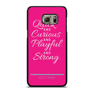 SHE IS KATE SPADE Samsung Galaxy S6 Edge Plus Case Cover SHE IS KATE SPADE Samsung Galaxy S6 Edge Plus Case Cover