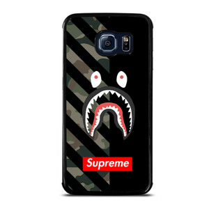 CAMO BAPE SHARK SUPR Samsung Galaxy S6 Edge Case Cover CAMO BAPE SHARK SUPR Samsung Galaxy S6 Edge Case Cover