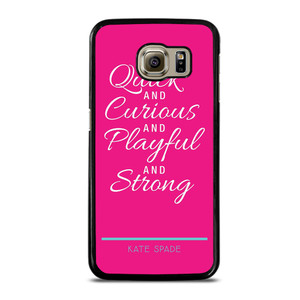 SHE IS KATE SPADE Samsung Galaxy S6 Case Cover SHE IS KATE SPADE Samsung Galaxy S6 Case Cover