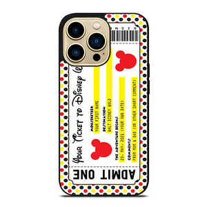 Custom Personalized Disney Ticket iPhone 14 Pro Max Case Cover Custom Personalized Disney Ticket iPhone 14 Pro Max Case Cover