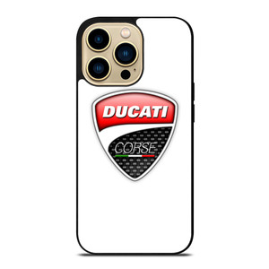 DUCATI LOGO WHITE iPhone 14 Pro Max Case Cover DUCATI LOGO WHITE iPhone 14 Pro Max Case Cover