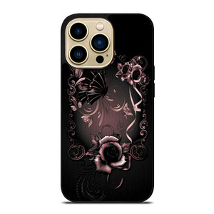 Gothic Rose Flower iPhone 14 Pro Max Case Cover Gothic Rose Flower iPhone 14 Pro Max Case Cover