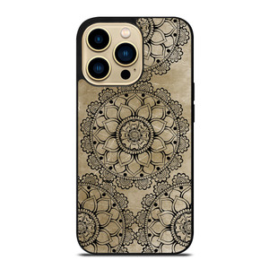 HENNA MANDALA DESIGN iPhone 14 Pro Max Case Cover HENNA MANDALA DESIGN iPhone 14 Pro Max Case Cover