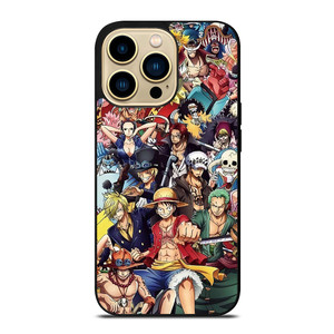 One Piece Luffy Collage iPhone 14 Pro Max Case Cover One Piece Luffy Collage iPhone 14 Pro Max Case Cover