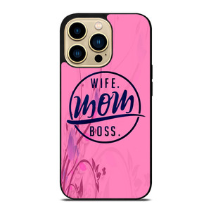 SHORT QUOTE WIFE MOM BOSS iPhone 14 Pro Max Case Cover SHORT QUOTE WIFE MOM BOSS iPhone 14 Pro Max Case Cover