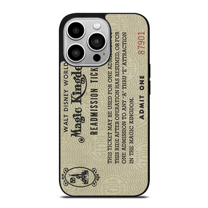 Readmission Ticket Print Walt Disney World iPhone 14 Pro Case Cover Readmission Ticket Print Walt Disney World iPhone 14 Pro Case Cover
