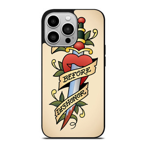 SAILOR JERRY DEATH BEFORE DISHONOR iPhone 14 Pro Case Cover SAILOR JERRY DEATH BEFORE DISHONOR iPhone 14 Pro Case Cover