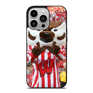 Wisconsin Mascot Image iPhone 14 Pro Case Cover Wisconsin Mascot Image iPhone 14 Pro Case Cover