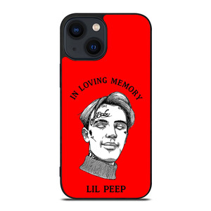 LIL PEEP IN RED MEMORY iPhone 14 Plus Case Cover LIL PEEP IN RED MEMORY iPhone 14 Plus Case Cover