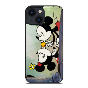 MICKEY MINNIE KISS iPhone 14 Plus Case Cover MICKEY MINNIE KISS iPhone 14 Plus Case Cover