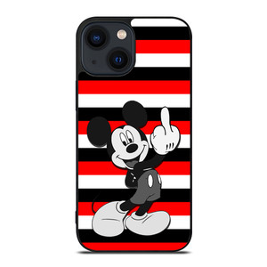 Mickey Mouse Middle Finger iPhone 14 Plus Case Cover Mickey Mouse Middle Finger iPhone 14 Plus Case Cover