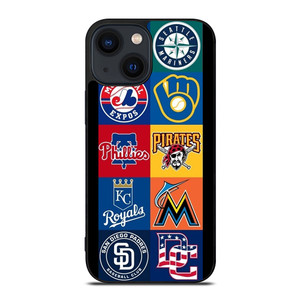 MLB Team Logo 3 iPhone 14 Plus Case Cover MLB Team Logo 3 iPhone 14 Plus Case Cover