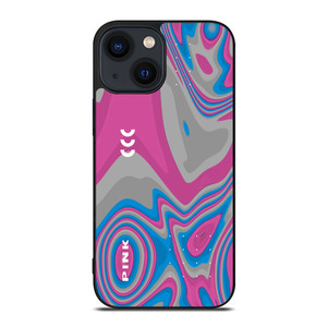 Pink Swirls Liquify iPhone 14 Plus Case Cover Pink Swirls Liquify iPhone 14 Plus Case Cover