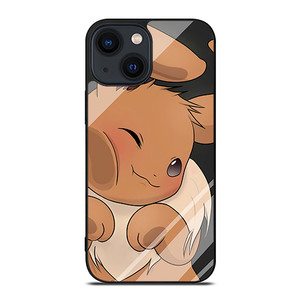 Pokemon Eevee Cute Face iPhone 14 Plus Case Cover Pokemon Eevee Cute Face iPhone 14 Plus Case Cover