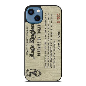 Readmission Ticket Print Walt Disney World iPhone 14 Case Cover Readmission Ticket Print Walt Disney World iPhone 14 Case Cover