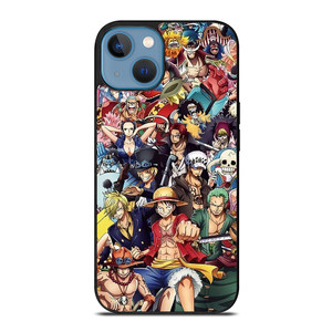 One Piece Luffy Collage iPhone 13 Case Cover One Piece Luffy Collage iPhone 13 Case Cover