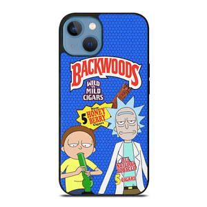 Rick And Morty Backwoods Cigars iPhone 13 Case Cover Rick And Morty Backwoods Cigars iPhone 13 Case Cover