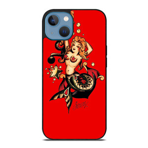 SAILOR JERRY MERMAID TATTOO iPhone 13 Case Cover SAILOR JERRY MERMAID TATTOO iPhone 13 Case Cover