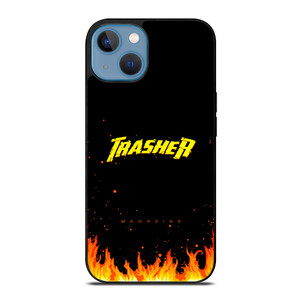 Trasher Smoldering Font iPhone 13 Case Cover Trasher Smoldering Font iPhone 13 Case Cover