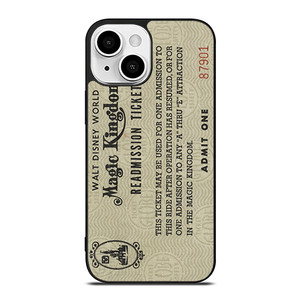 Readmission Ticket Print Walt Disney World iPhone 13 Mini Case Cover Readmission Ticket Print Walt Disney World iPhone 13 Mini Case Cover
