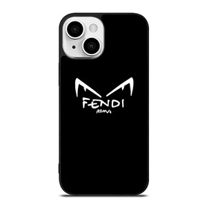 WHITE FENDI ROMA EYES iPhone 13 Mini Case Cover WHITE FENDI ROMA EYES iPhone 13 Mini Case Cover